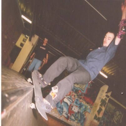 Oli, FS Smith in der Minirampe in der Bonner Halle